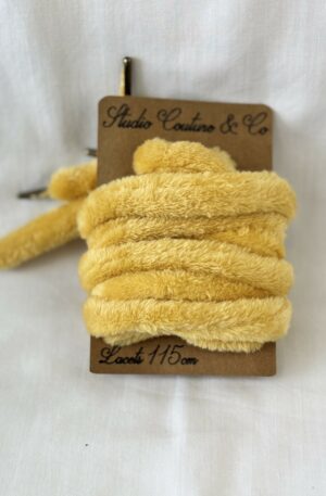 Lacets fantaisies « pilou » Moutarde 115 cm