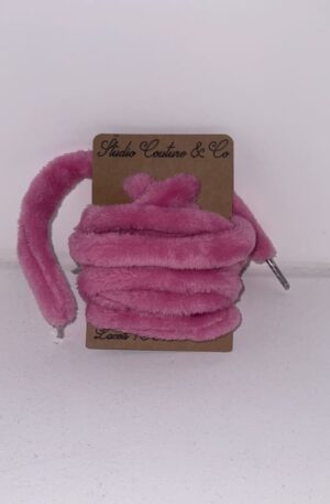Lacets fantaisies « Pilou » rose 130 cm