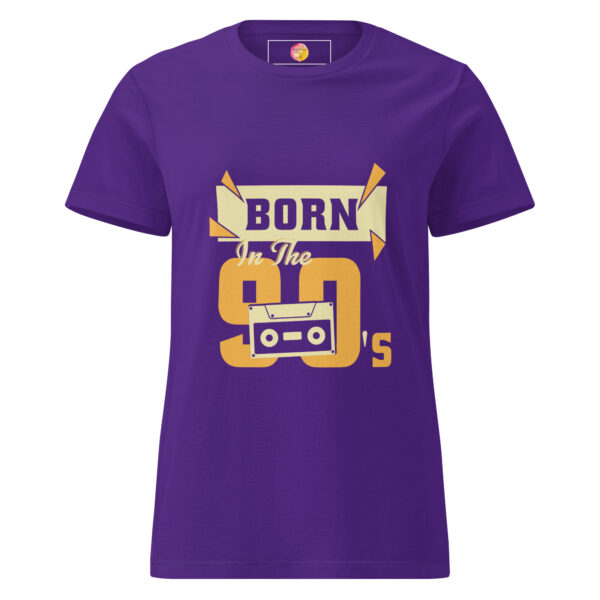 T-shirt classique softstyle femme "Born in the 90's"
