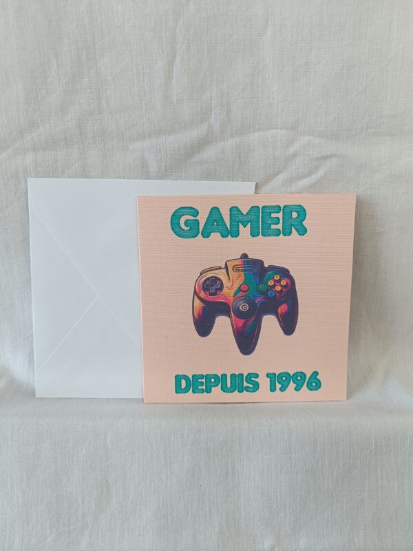 Carte de vœux rétro années 90/2000 faite main – Studio Couture & Co