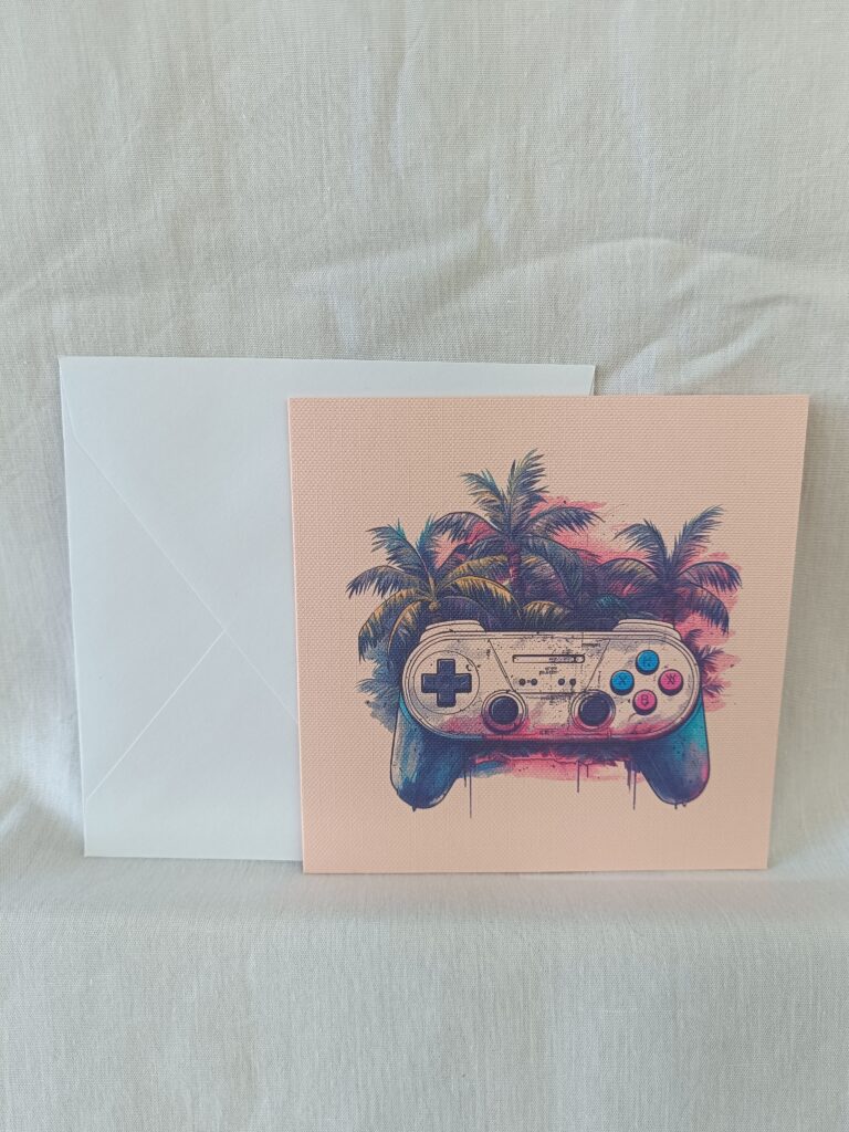 Carte de vœux rétro années 90/2000 faite main – Studio Couture & Co