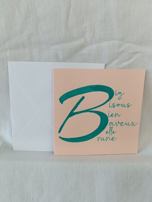 Carte de vœux rétro années 90/2000 faite main – Studio Couture & Co