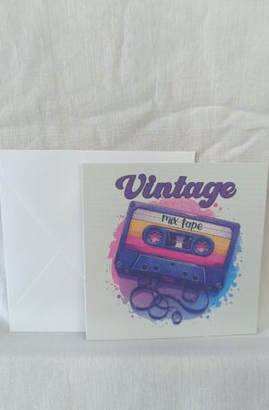 Cartes de vœux rétro et faites main